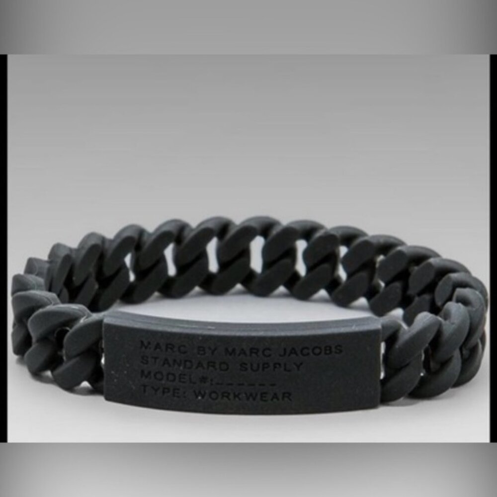 NWT Marc by Marc Jacobs Silicone Bracelet Black